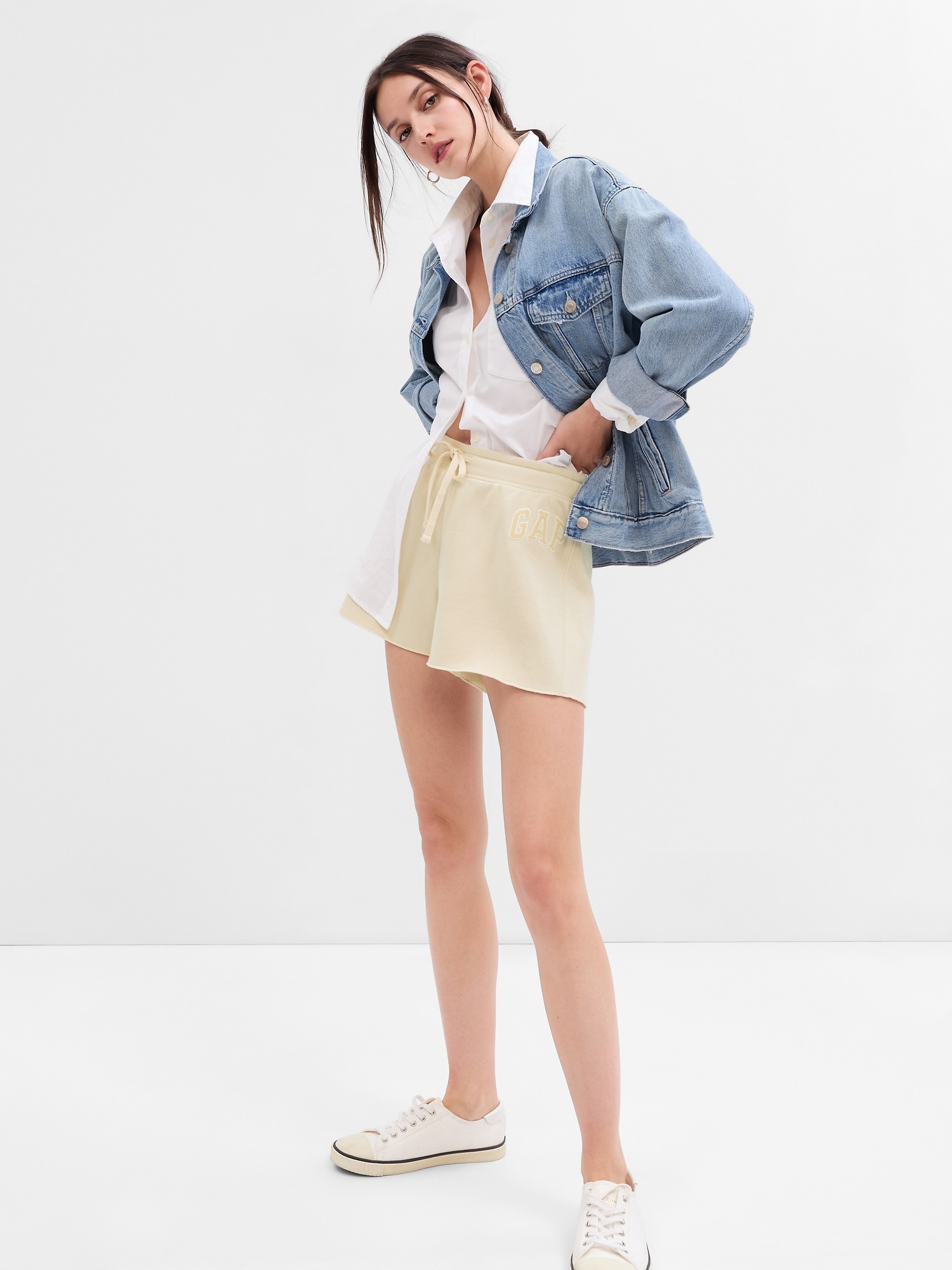 Gap shop fleece shorts