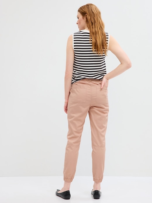 Image number 4 showing, Twill Girlfriend Joggers with Washwell