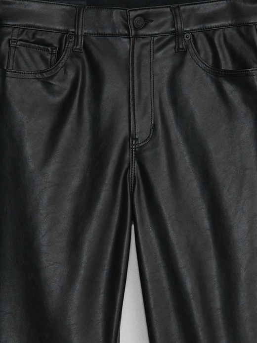 Image number 4 showing, High Rise Universal Vegan-Leather Leggings