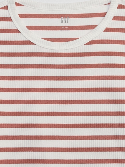 Image number 5 showing, Ribbed Stripe T-Shirt