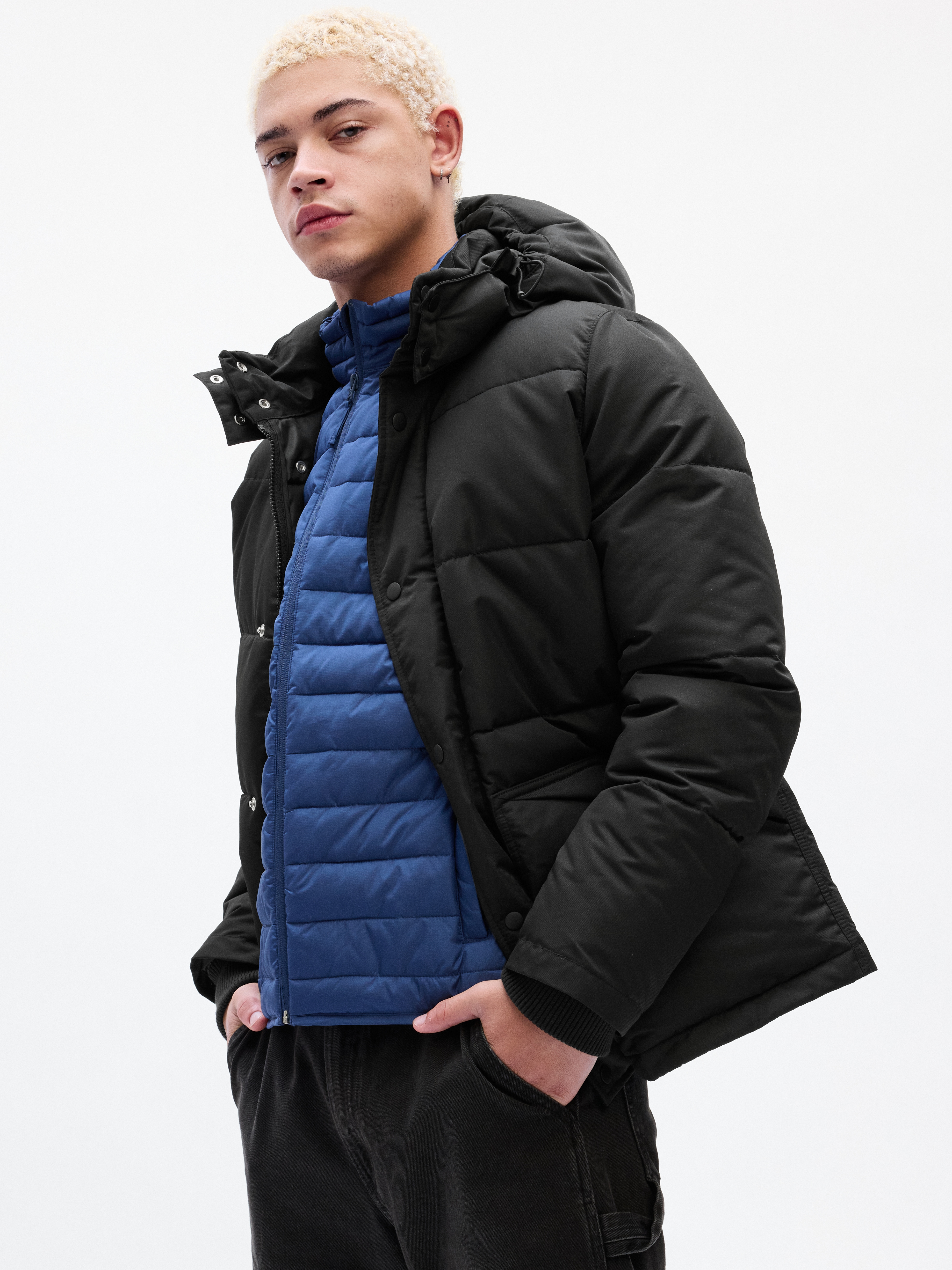 GAP ／COLDCONTROL MAX    中綿ジャケット ColdControl Max Short Puffer Coat | Gap Factory