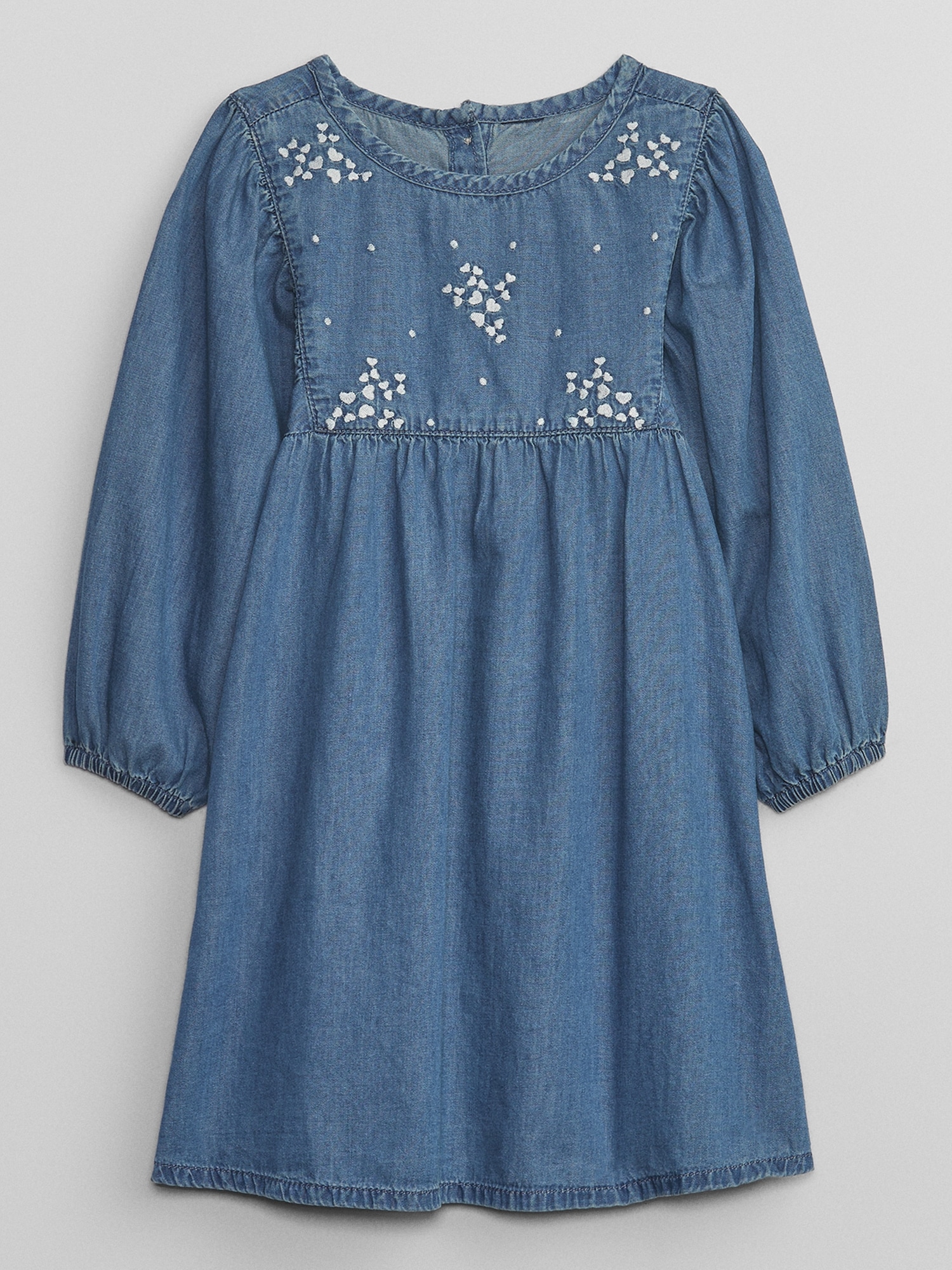 babyGap Embroidered Denim Dress