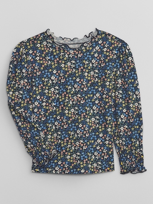 View large product image 1 of 1. babyGap Smocked Puff Sleeve T-Shirt