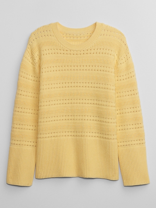 Image number 3 showing, 24/7 Split-Hem Crewneck Sweater