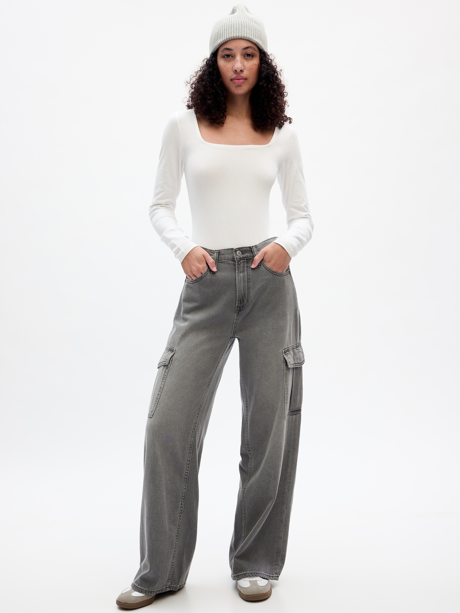 High Rise Wide-Leg Jeans