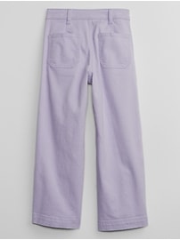 View large product image 4 of 5. Kids High Rise Wide-Leg Jeans with Washwell