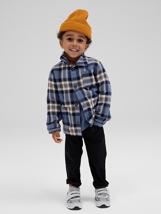 View large product image 2 of 2. babyGap Plaid Chore Jacket
