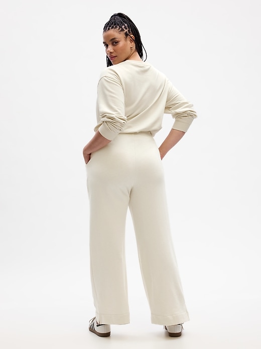 Image number 2 showing, Fleece Wide-Leg Pants