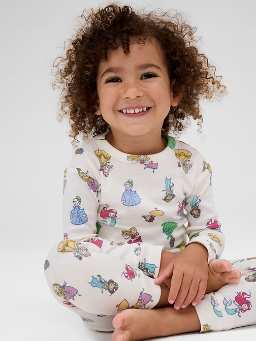View large product image 2 of 2. babyGap &#124 Disney Princess 100% Organic Cotton PJ Set