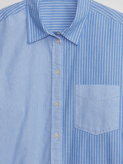 Image number 5 showing, Poplin Big Shirt