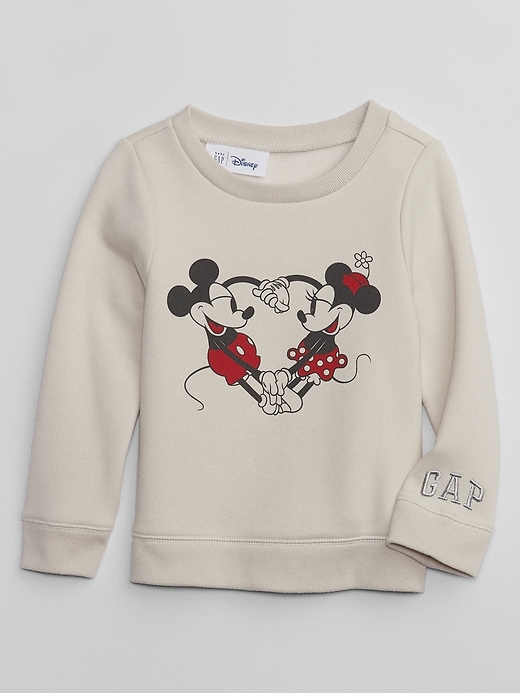 View large product image 1 of 1. babyGap &#124 Disney Mickey Mouse and Minnie Mouse Sweatshirt