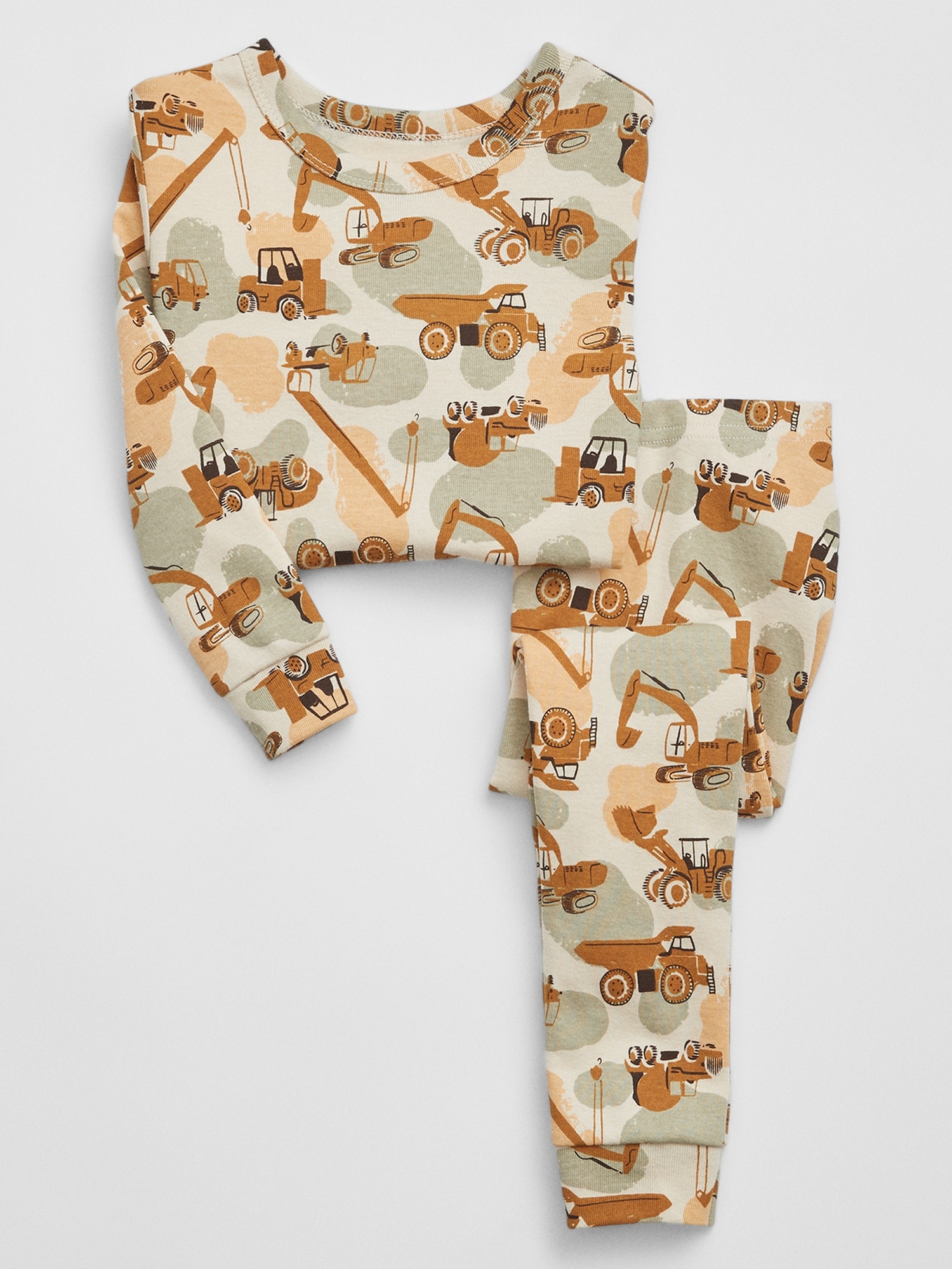 babyGap 100% Organic Cotton Digger Truck PJ Set