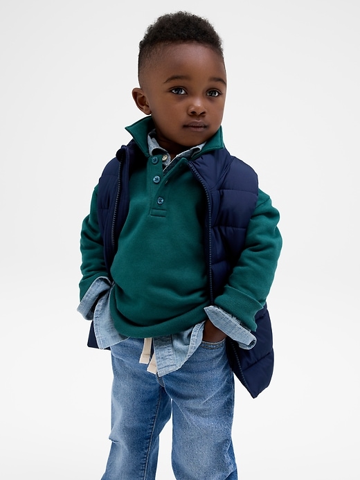 View large product image 2 of 2. babyGap Polo Sweatshirt