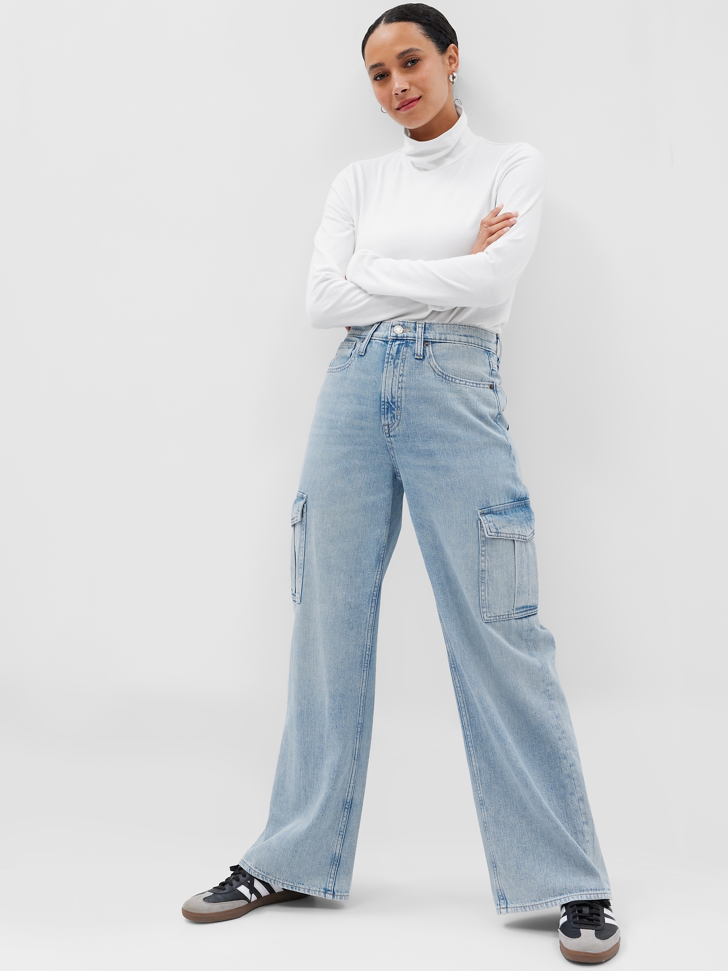 Cargo Wide Leg Jean