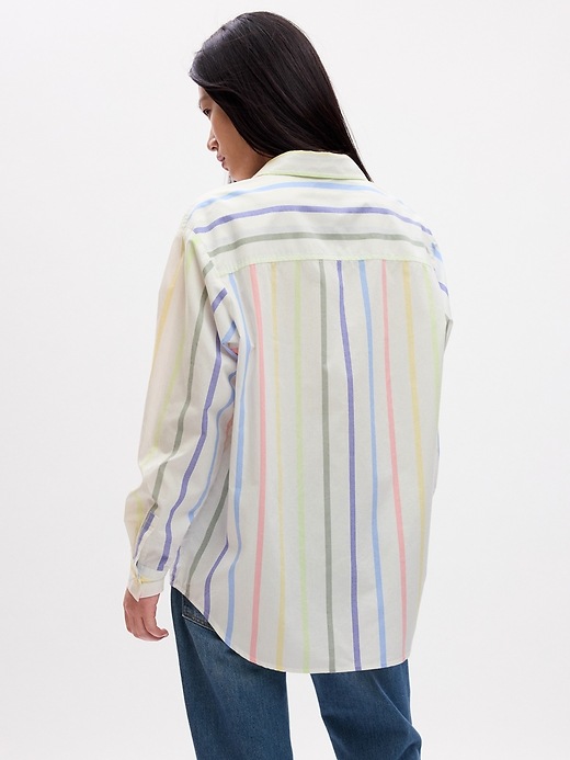 Image number 6 showing, Poplin Big Shirt