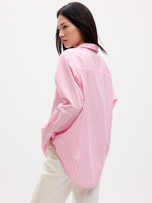 Image number 6 showing, Poplin Big Shirt