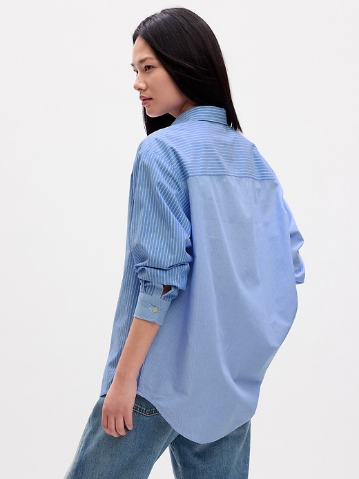 Image number 6 showing, Poplin Big Shirt