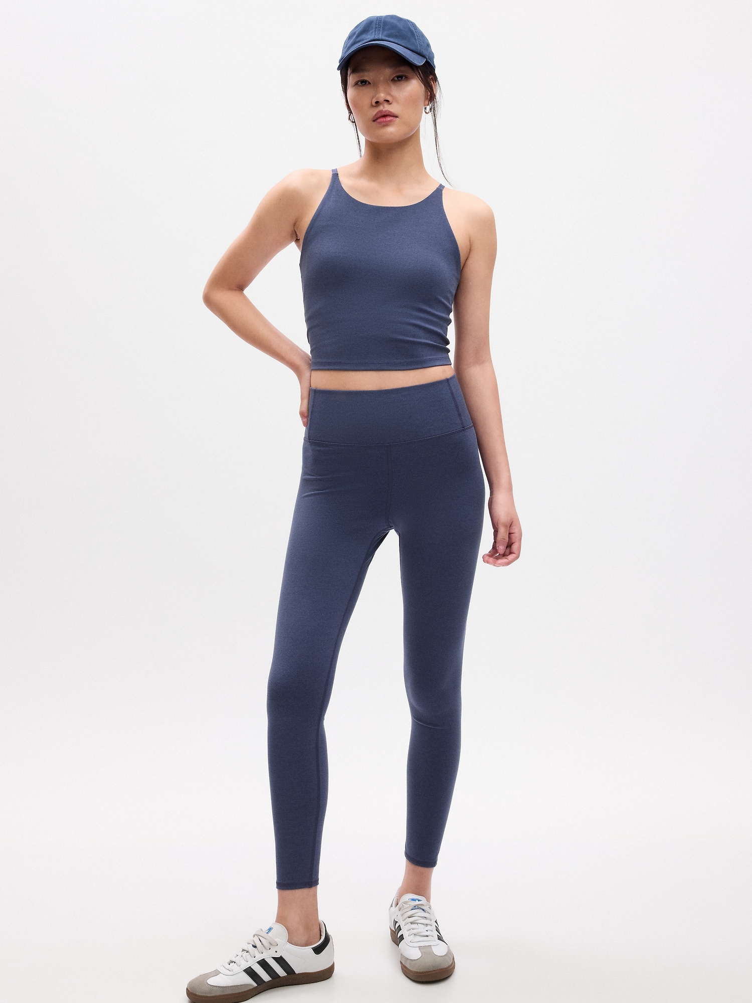 GapFit Sky High Studio Ribbed Flare Leggings