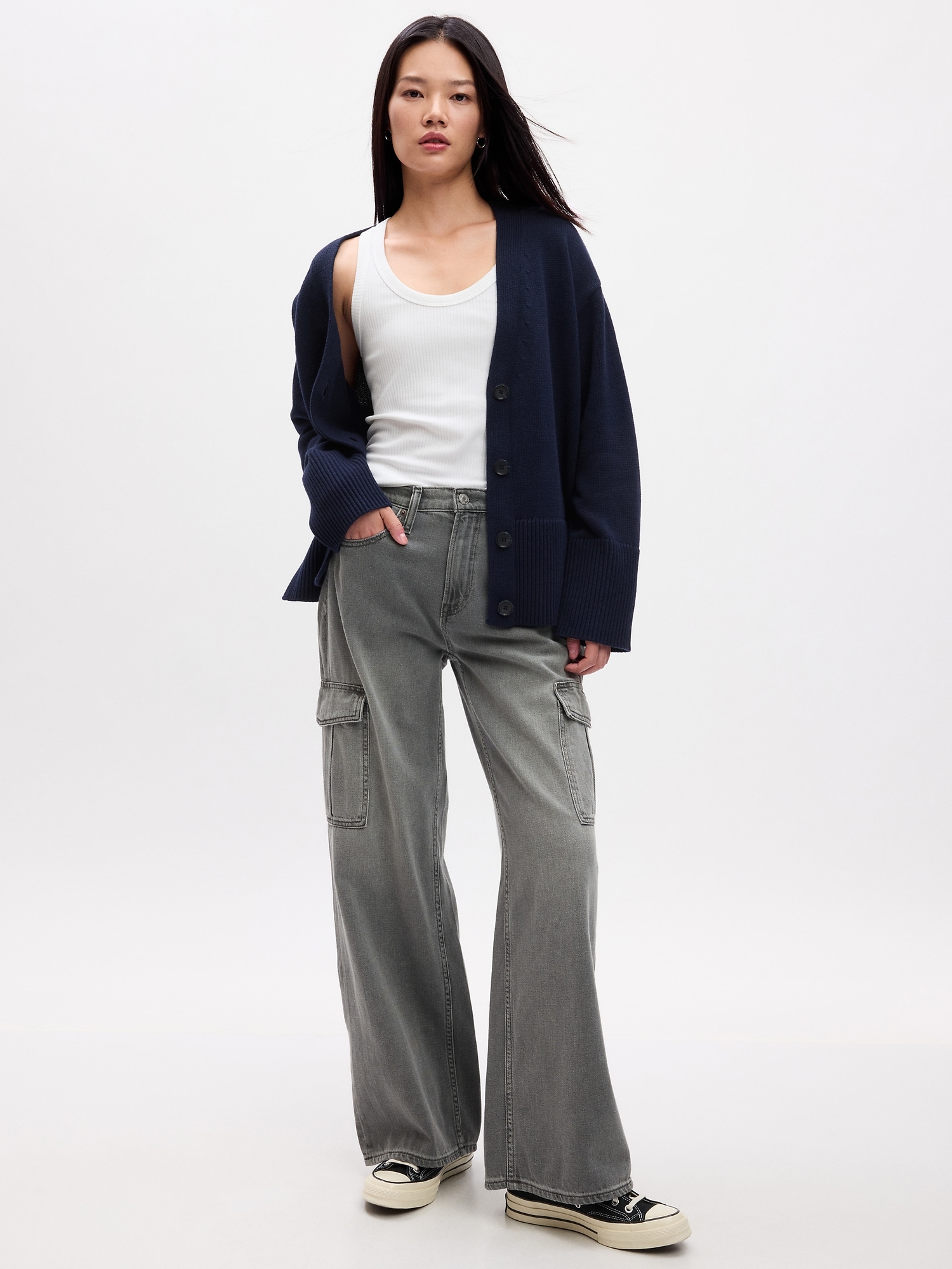 【美品/完売】Heve bubbly 2way cable cardigan Limited-edition DEMYLEE New York™ X J.Crew Cable-knit