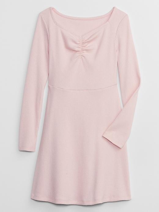 Image number 3 showing, Kids Ribbed Sweetheart Dress