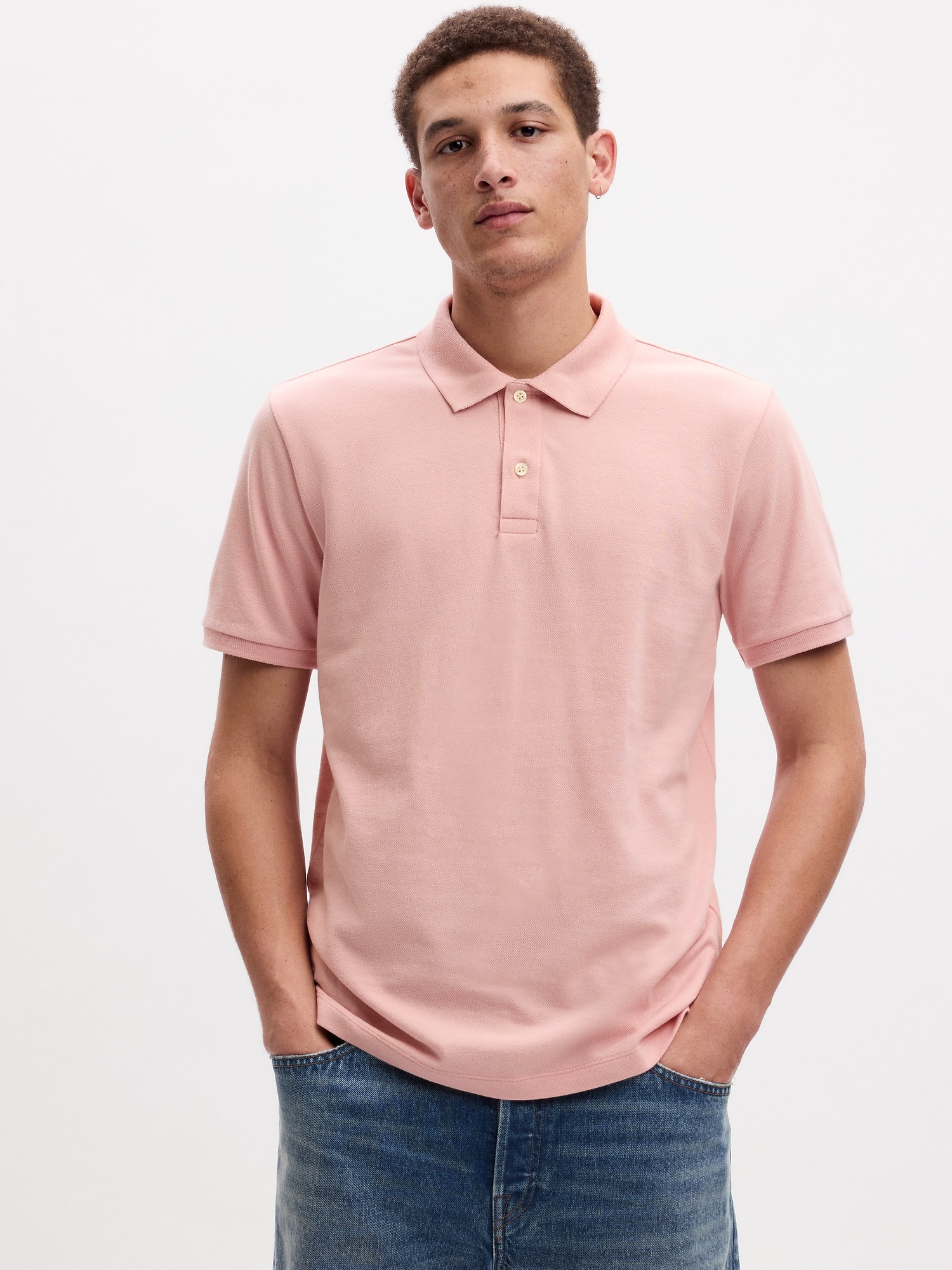 Stretch Pique Polo Shirt