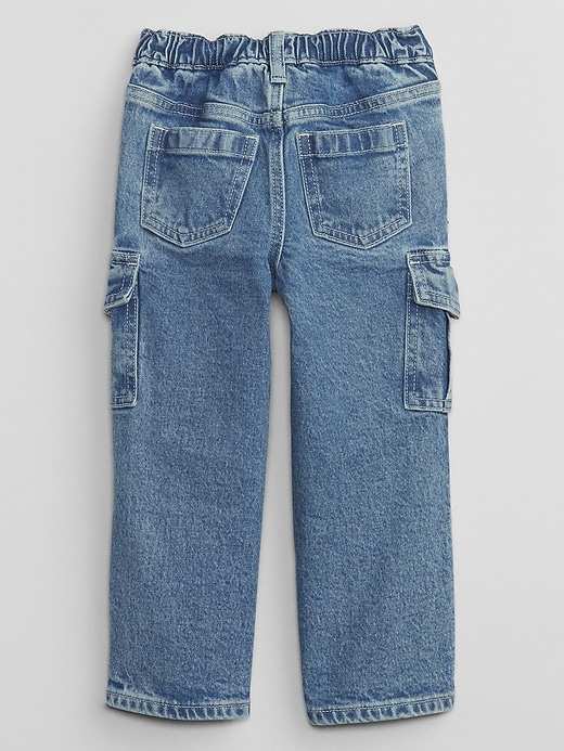 Image number 4 showing, babyGap Wide-Leg Cargo Jeans