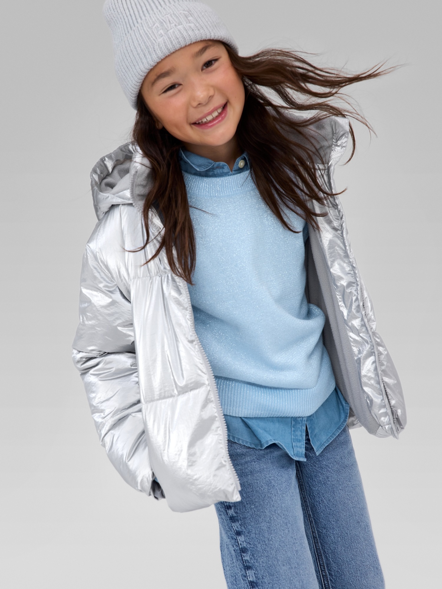 Kids ColdControl Max Shine Puffer Jacket