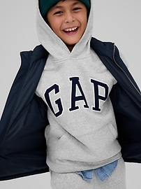 View large product image 3 of 3. Kids Gap Logo Hoodie