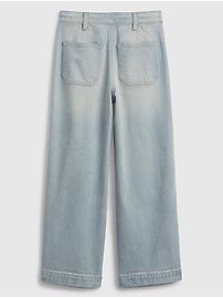 View large product image 6 of 11. Kids High Rise Wide-Leg Jeans with Washwell