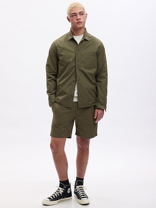 Image number 5 showing, Utility Ripstop Shirt Jacket