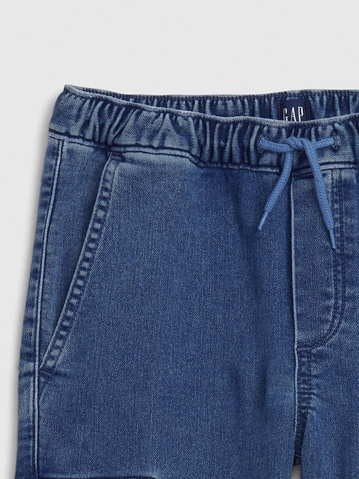 Image number 3 showing, Kids Straight Denim Cargo Joggers