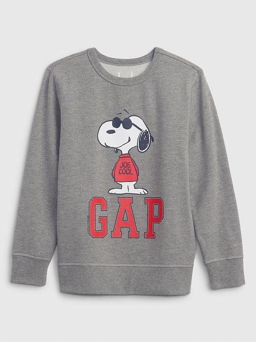Image number 1 showing, GapKids &#124 Peanuts Logo Sweatshirt