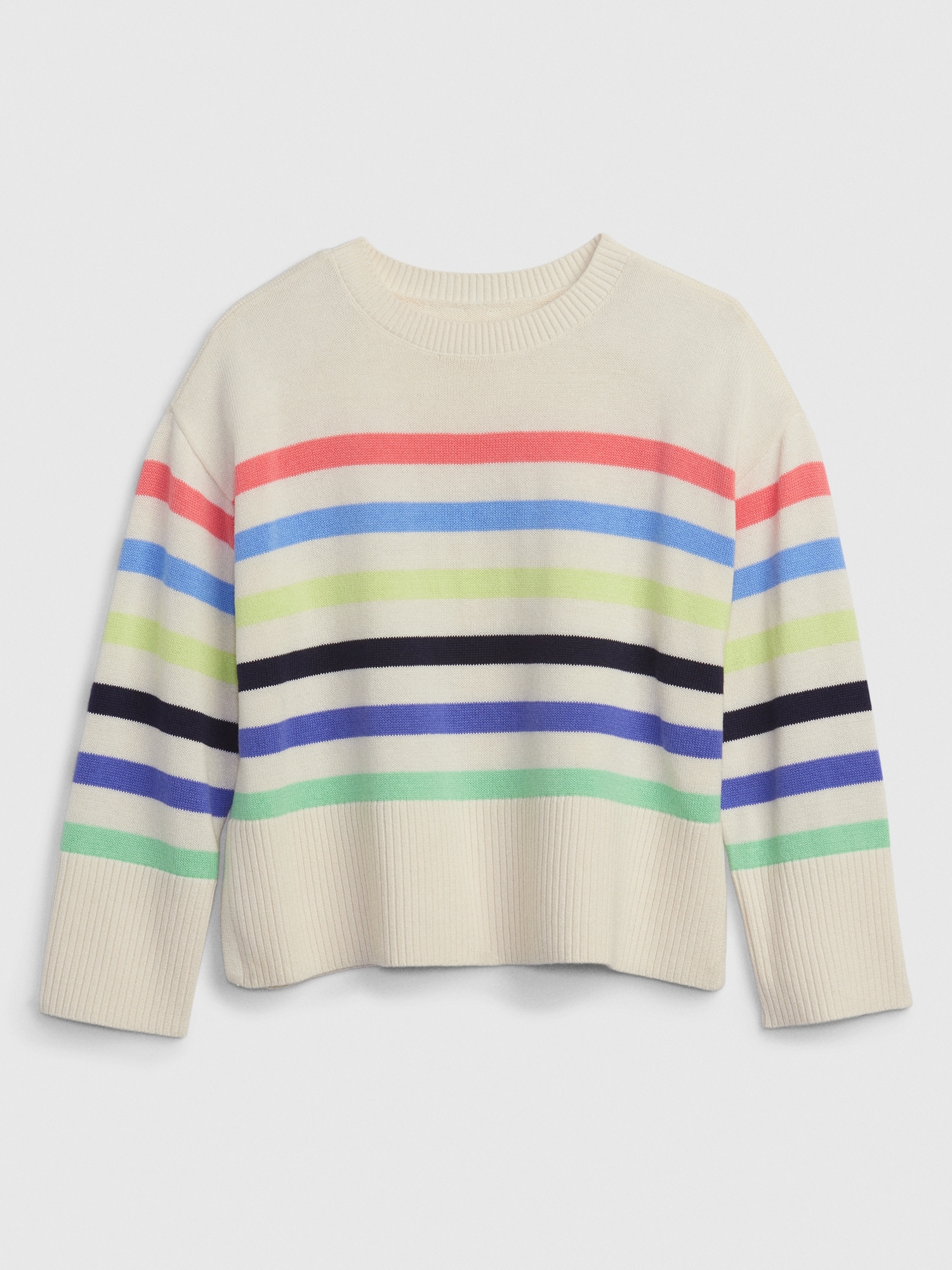 Kids 24/7 Stripe Crewneck Sweater