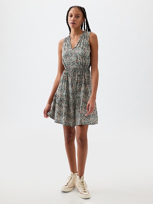 Image number 8 showing, Sleeveless Splitneck Mini Dress