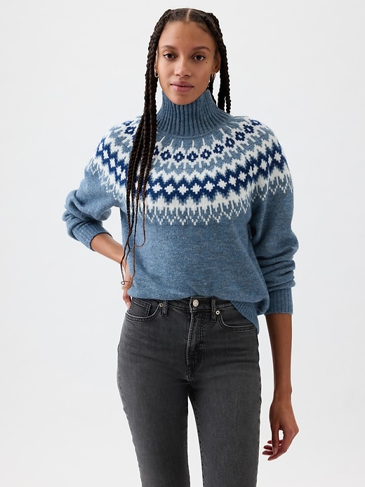 Image number 4 showing, Relaxed Forever Cozy Fair Isle Sweater