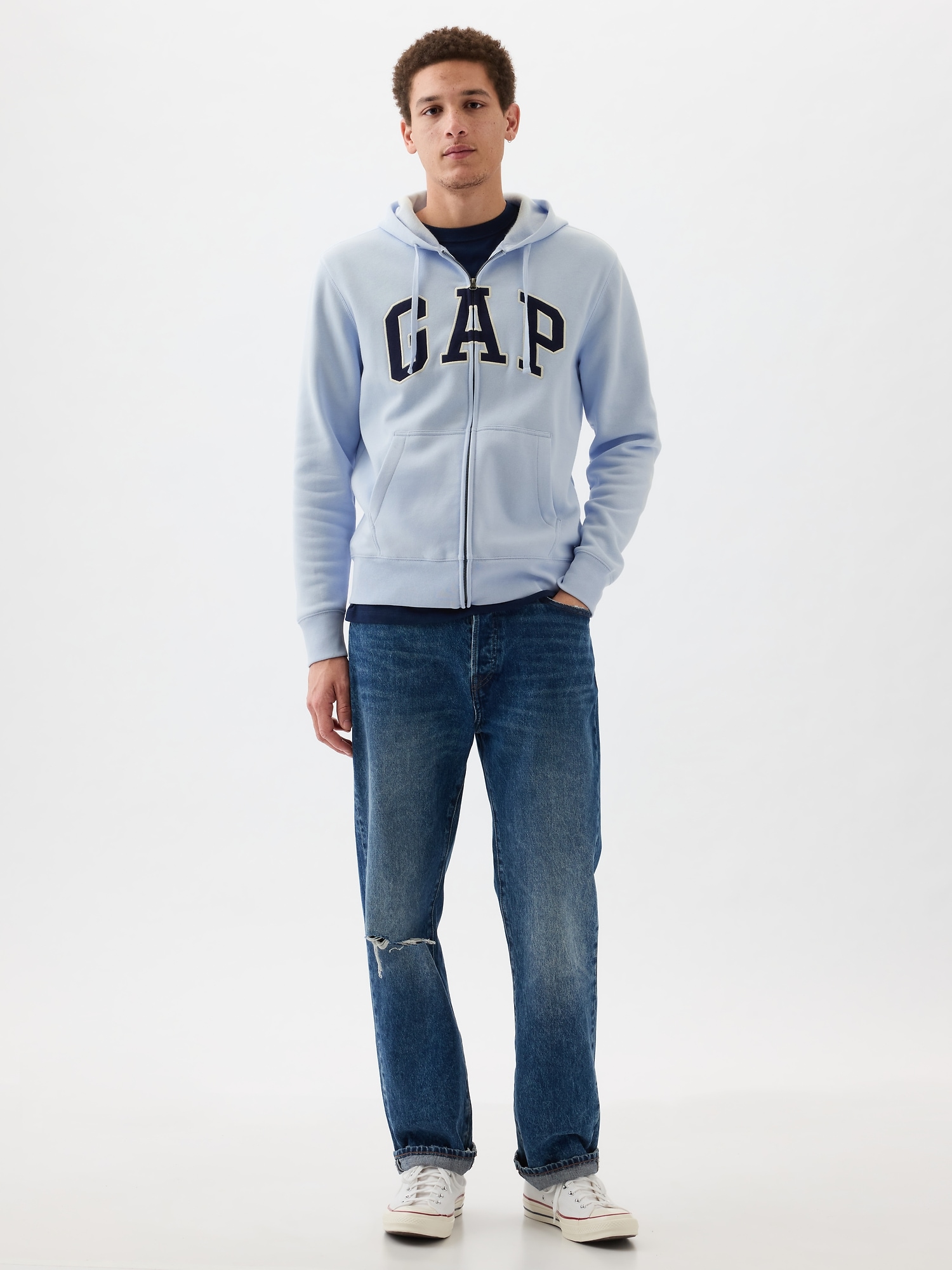 Gap Logo Zip Hoodie