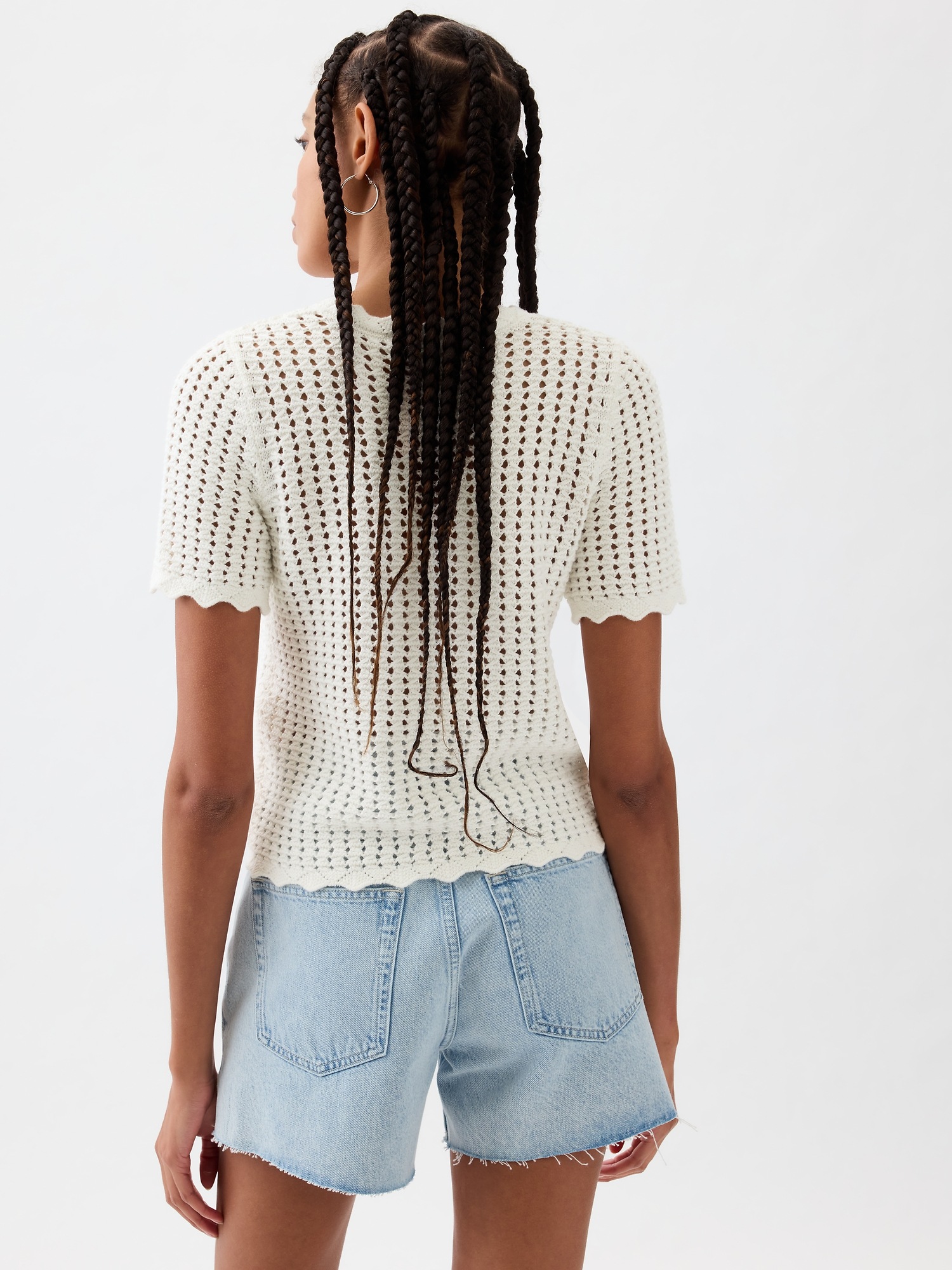 Crochet Sweater T-Shirt | Gap Factory Crochet Sweater T-Shirt | Gap Factory