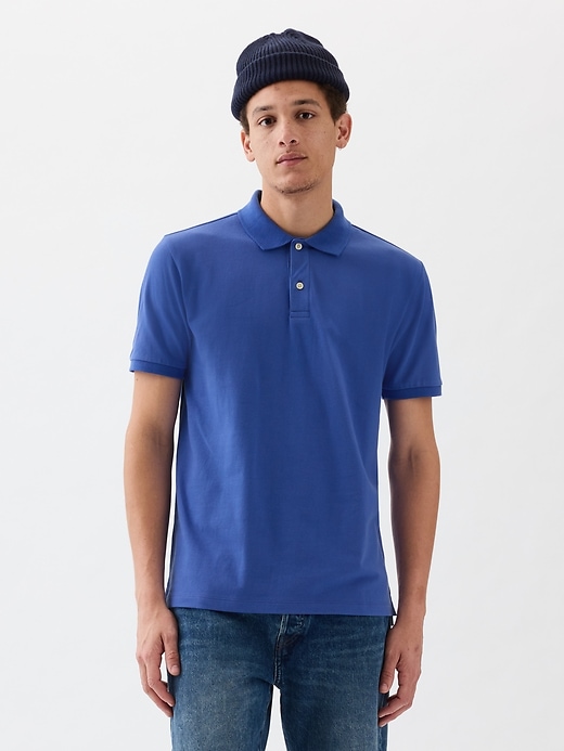 Image number 2 showing, Stretch Pique Polo Shirt