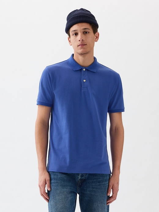 Image number 5 showing, Stretch Pique Polo Shirt