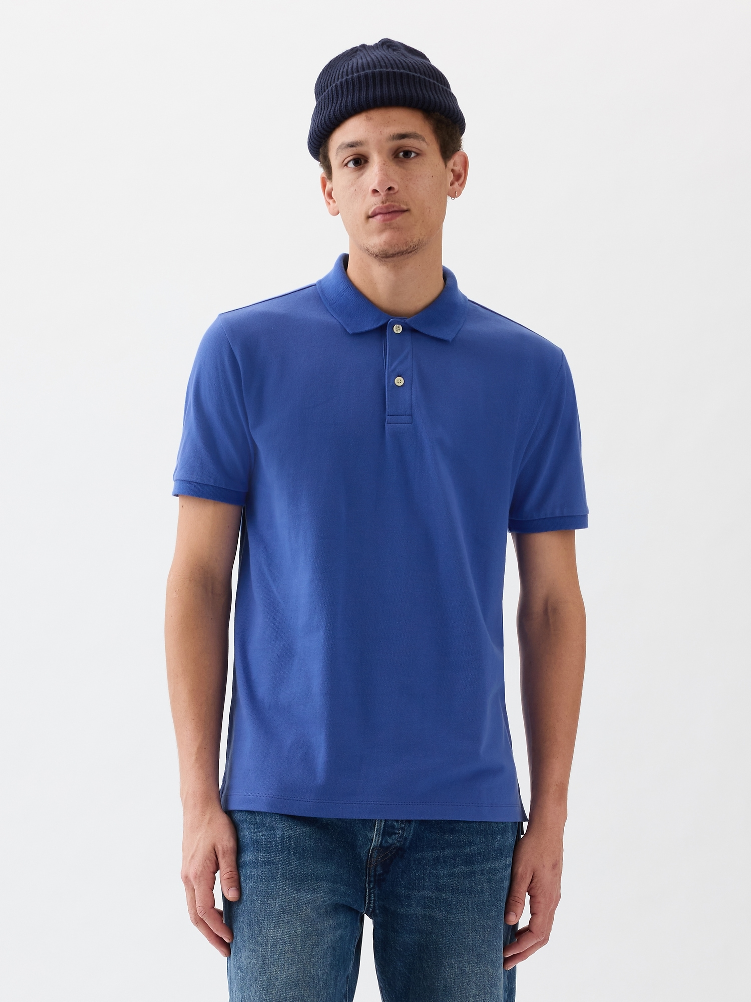 Stretch Pique Polo Shirt