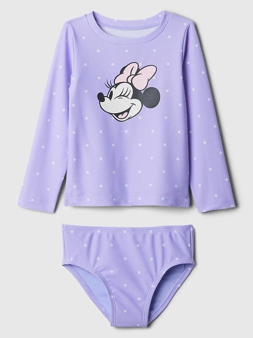 Image number 1 showing, babyGap &#124 Disney Minnie Mouse Two-Piece Rash Guard