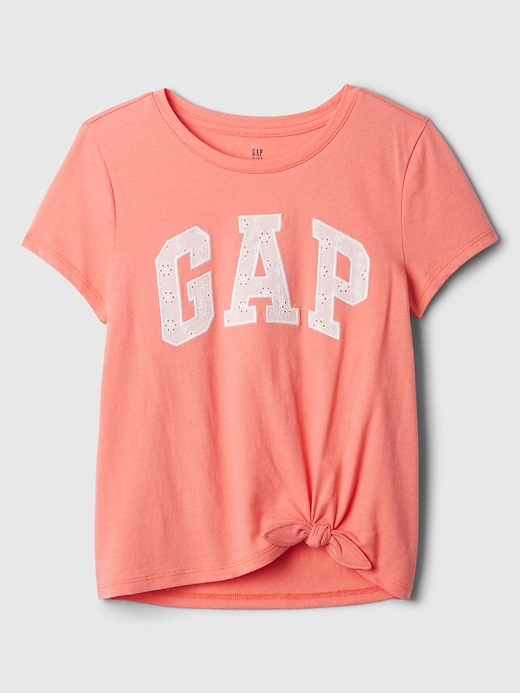 Image number 4 showing, Kids Gap Logo Knot-Tie T-Shirt