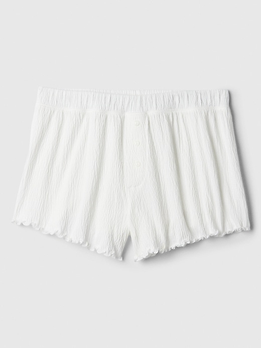 Image number 4 showing, Crinkle Cotton PJ Shorts