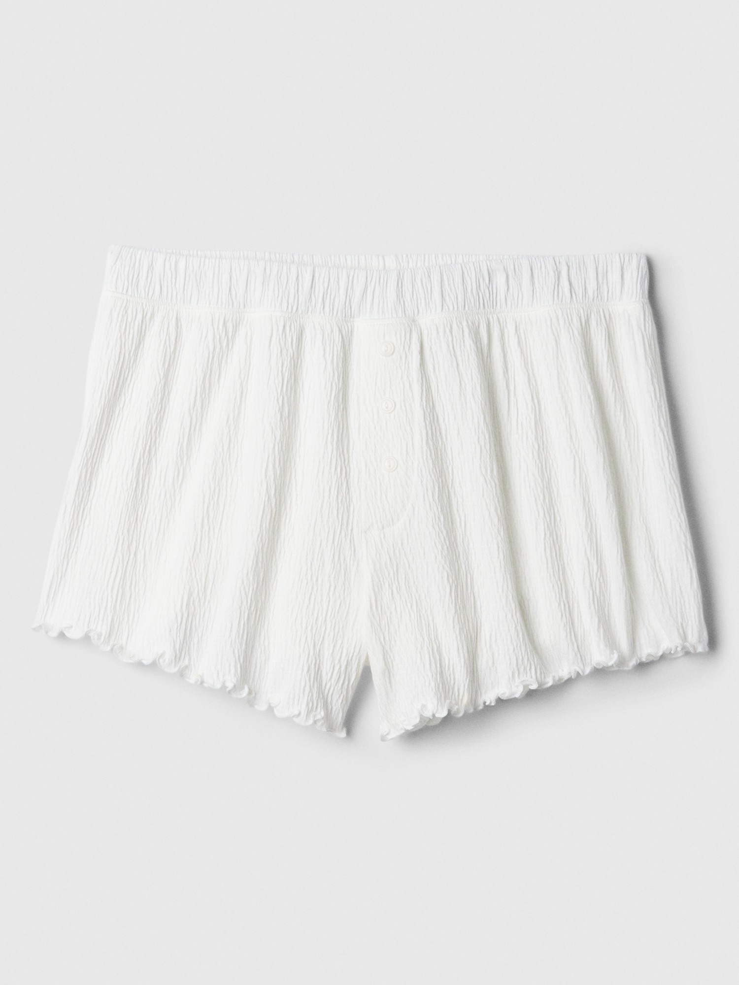 Crinkle Cotton PJ Shorts Gap Factory