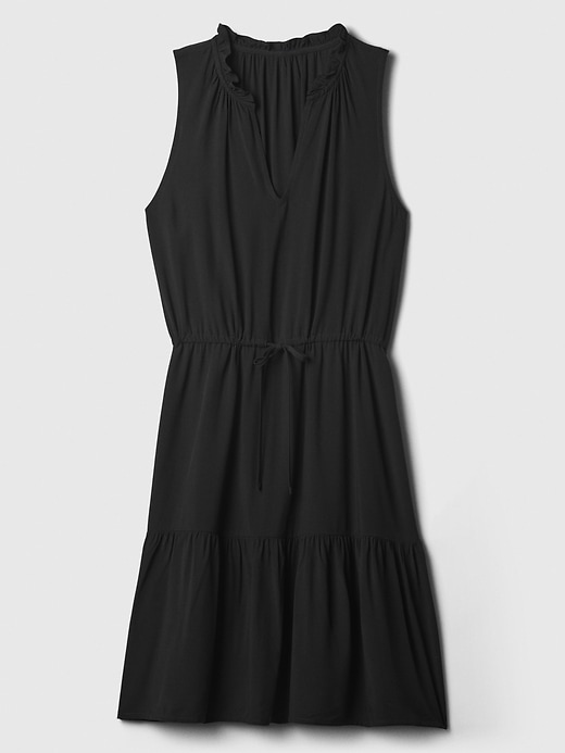 Image number 5 showing, Sleeveless Splitneck Mini Dress