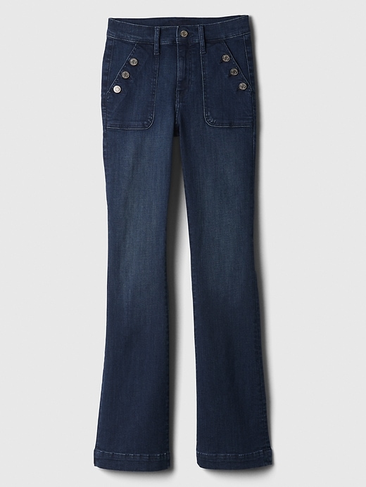 Image number 5 showing, Mid Rise Baby Boot Jeans