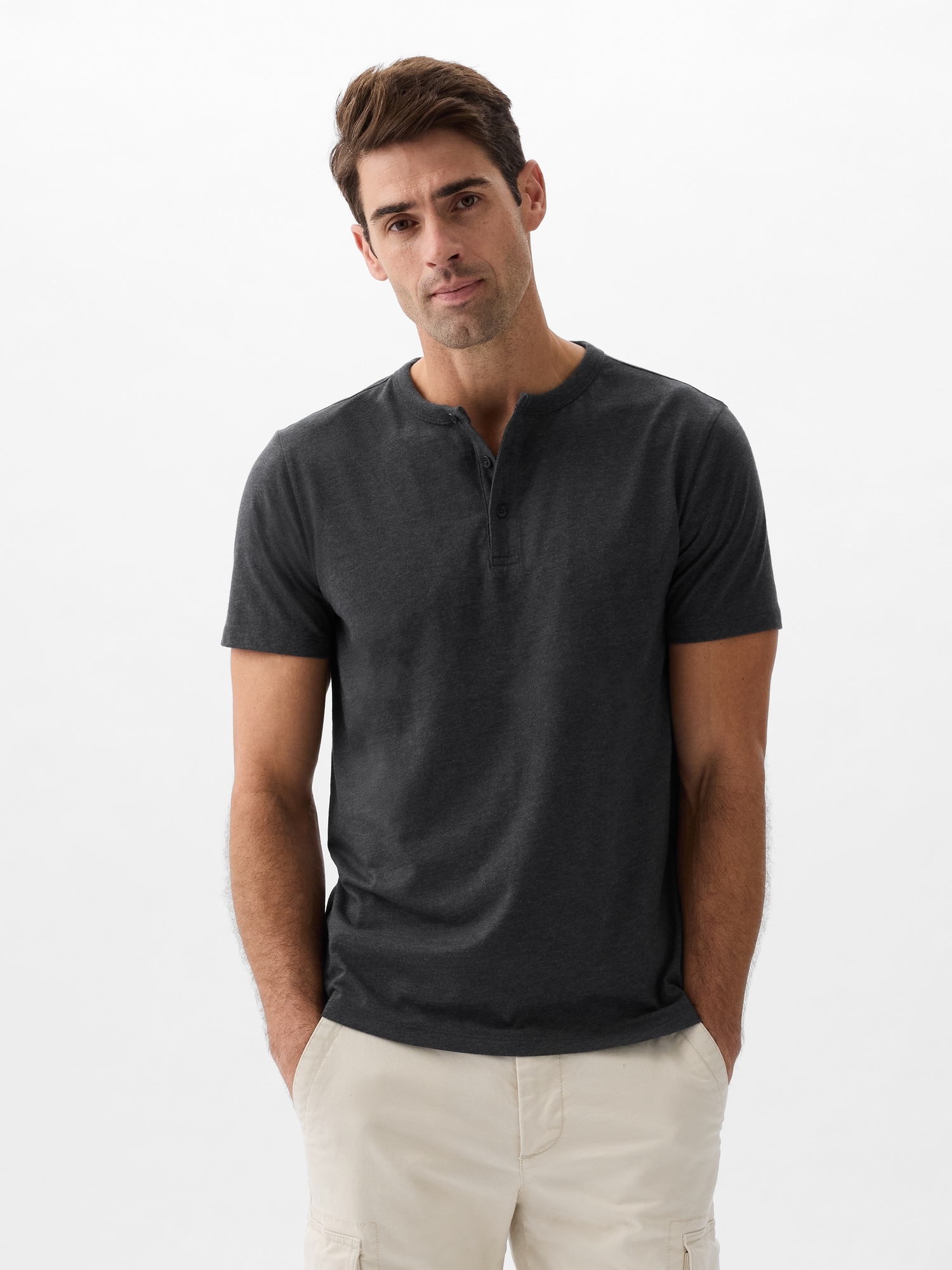 Everyday Soft Henley T-Shirt