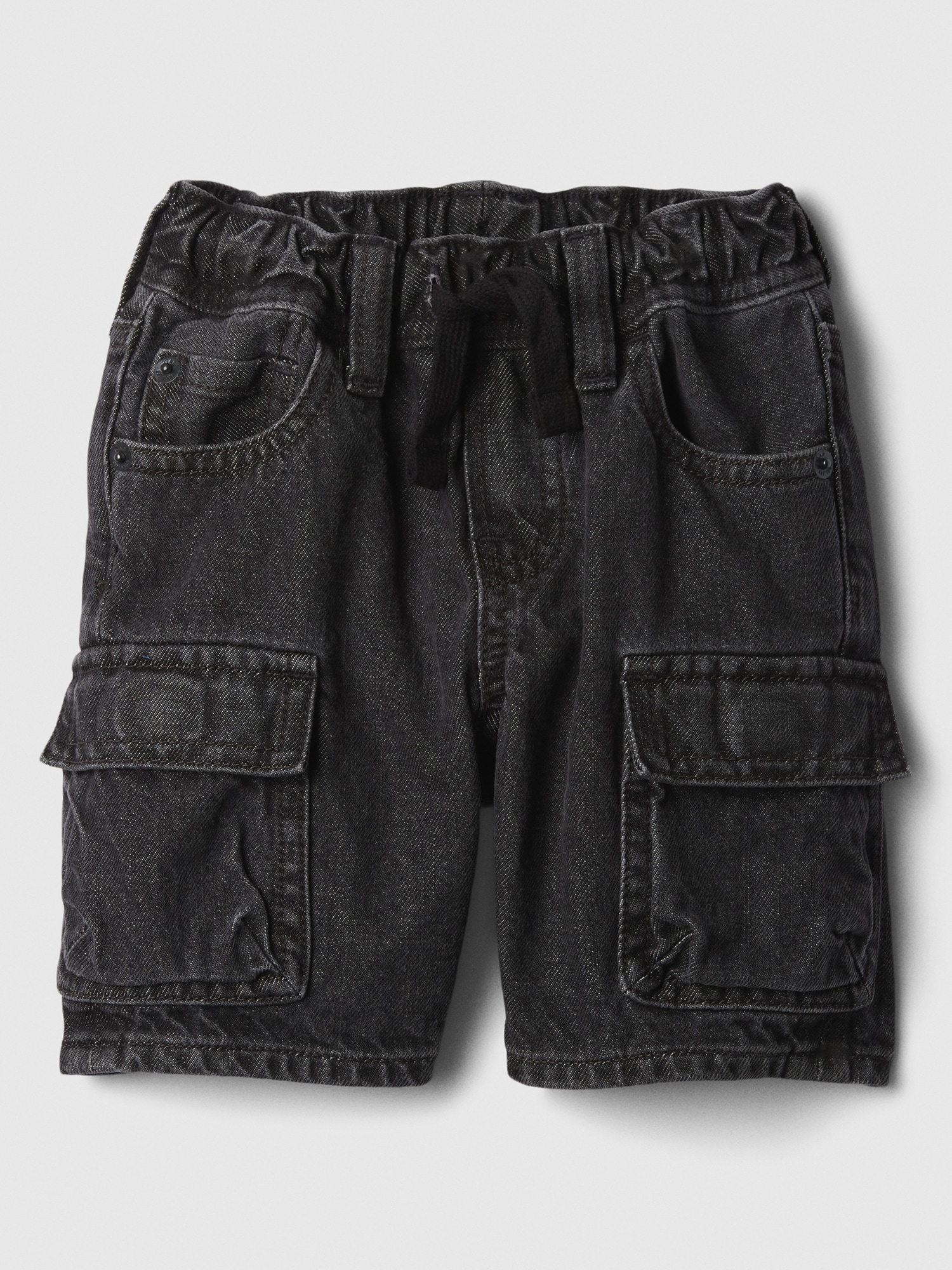 babyGap Denim Pull-On Cargo Shorts