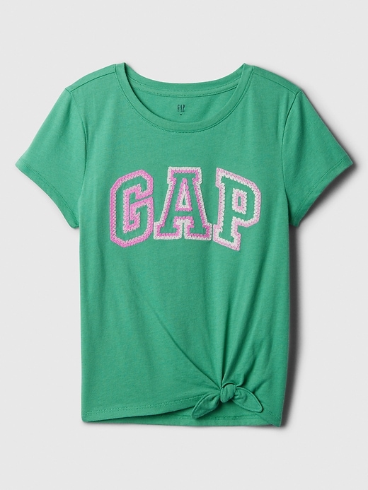 Image number 1 showing, Kids Gap Logo Knot-Tie T-Shirt