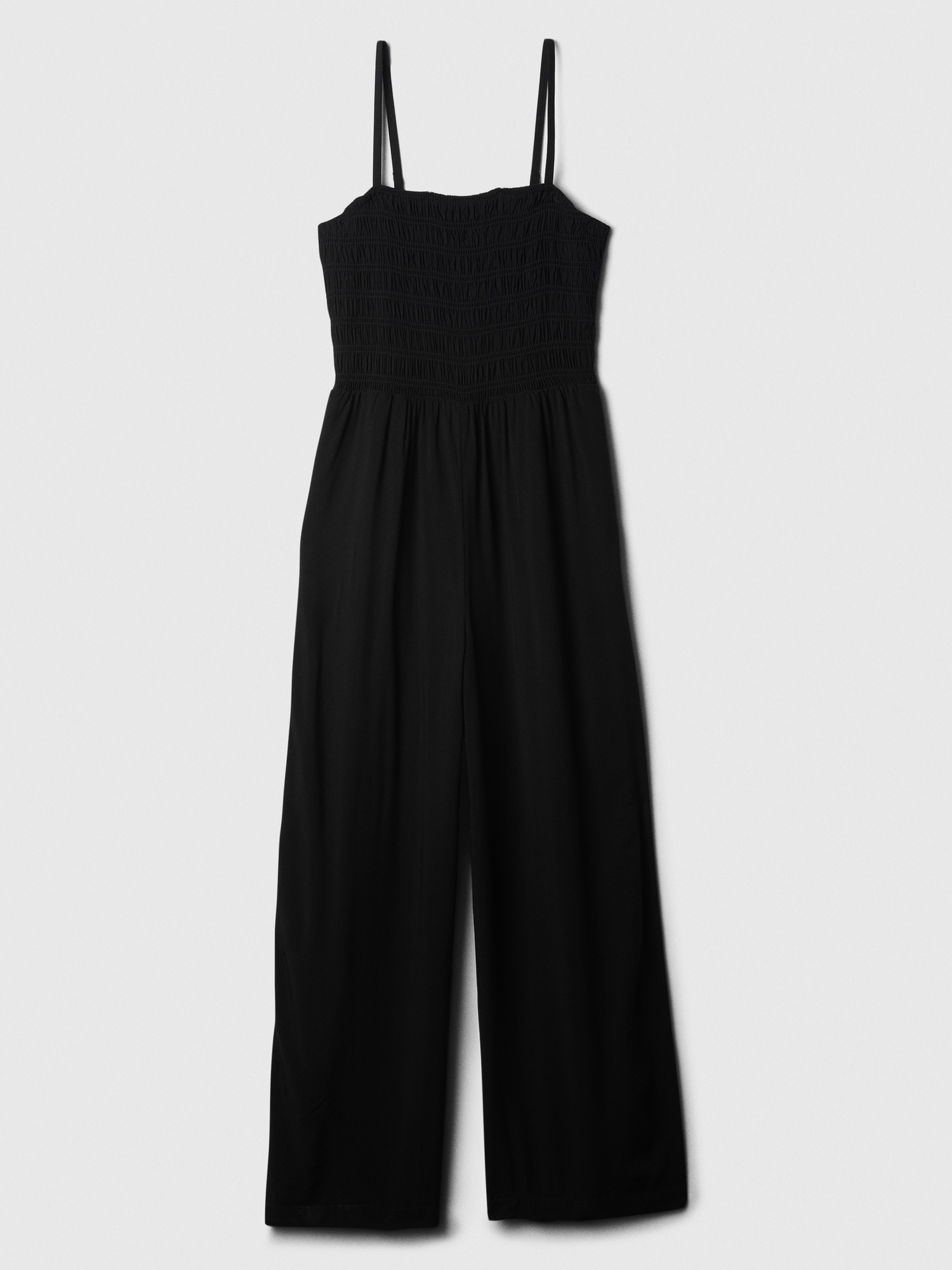 Smocked Wide Leg Jumpsuit Gap Factory